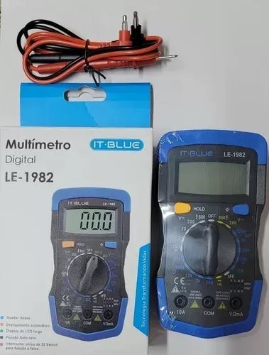 Multímetro Digital Md-180l Profissional Portátil Com Bateria