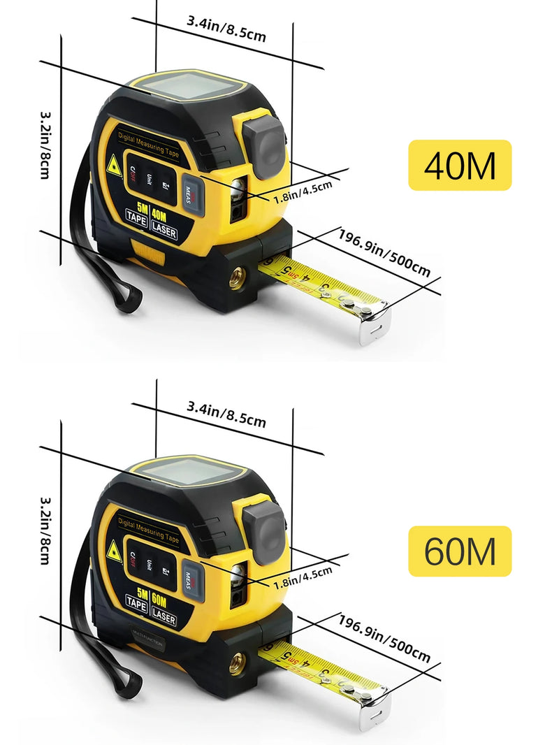 Fita Métrica a Laser 3 em 1 40/60M