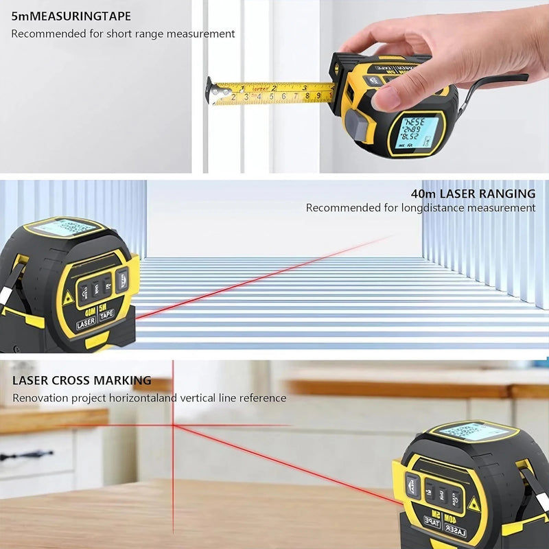 Fita Métrica a Laser 3 em 1 40/60M